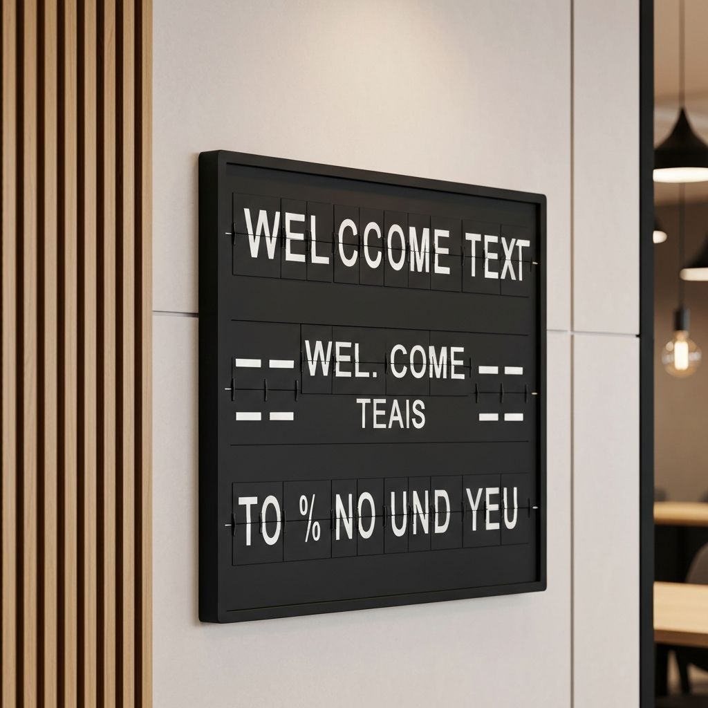 Vestaboard split-flap display